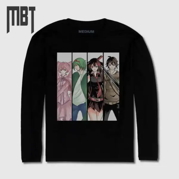 Akame ga Kill Long Sleeve T-Shirt, Blood Stained Hero Anime Long Sleeve Tee-Shirt