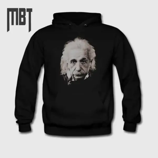 Albert Einstein Hoodie, Einstein Hooded Sweatshirt