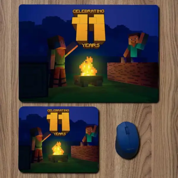 Alex and Steve Minecraft Mouse Pad, Alex and Steve Minecraft Game Large Mousepad for Gamers