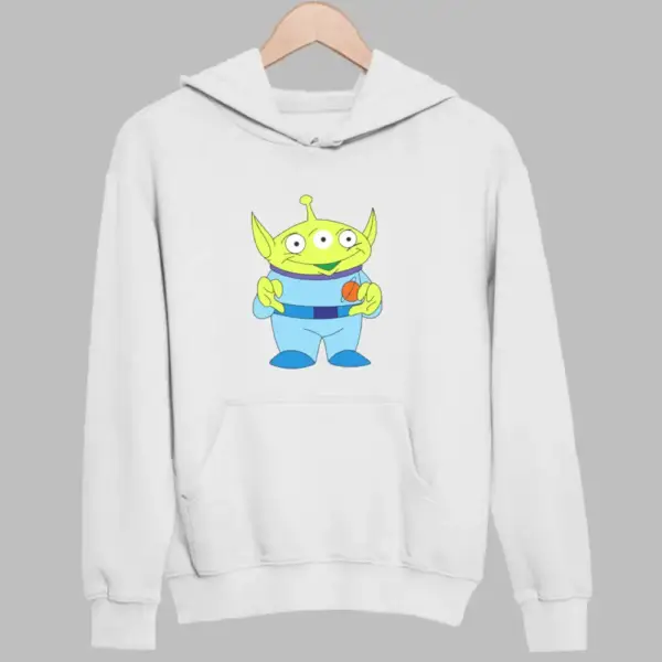 Alien Hoodie, Alien White Sweatshirt