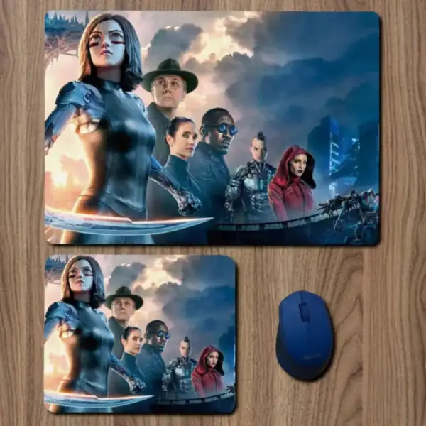 Alita Battle Angel Mouse Pad, Alita Battle Angel Movie Large Mousepad for Gamers