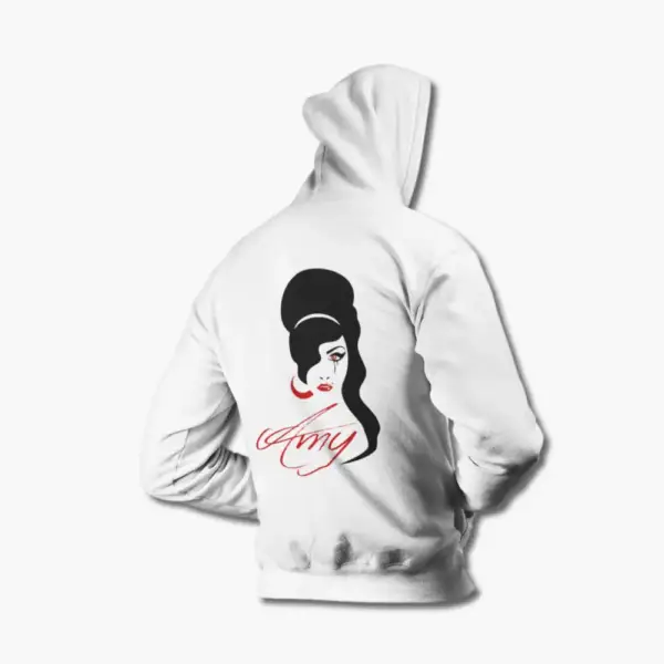 Amy Winehouse Hoodie, Amy Winehouse Hooded Sweatshirt - Image 2
