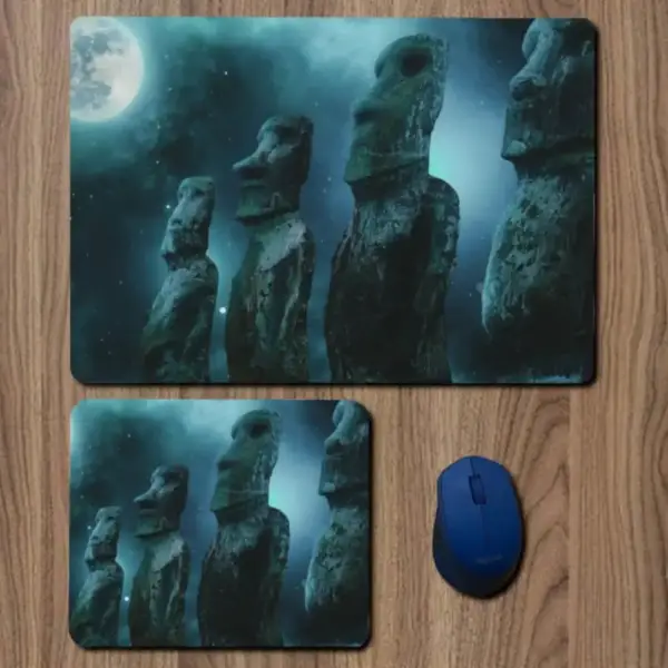 Ancient Statues Mouse Pad, Ancient Statues Large Mousepad for Gamers