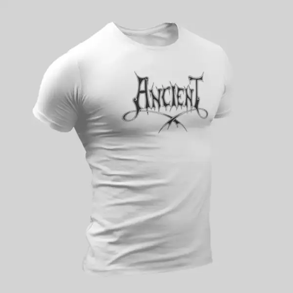 Ancient T-Shirt, Ancient Logo White T-Shirt