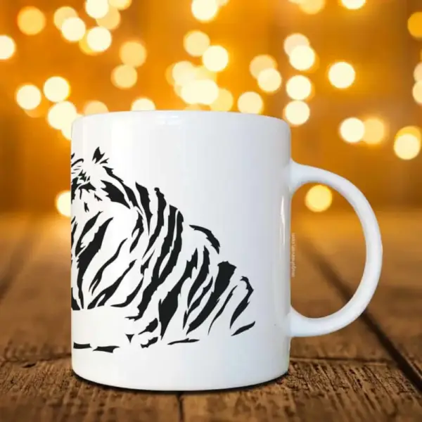 Animal Tiger Mug, Animal Tiger Coffee Mug - Image 2
