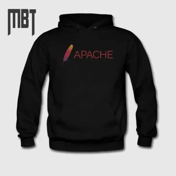 Apache Hoodie, Apache Logo Hooded Sweatshirt