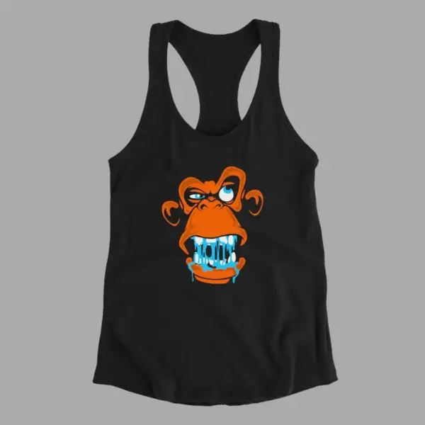 Ape Tank Top, Ape Artwork Black Athlete