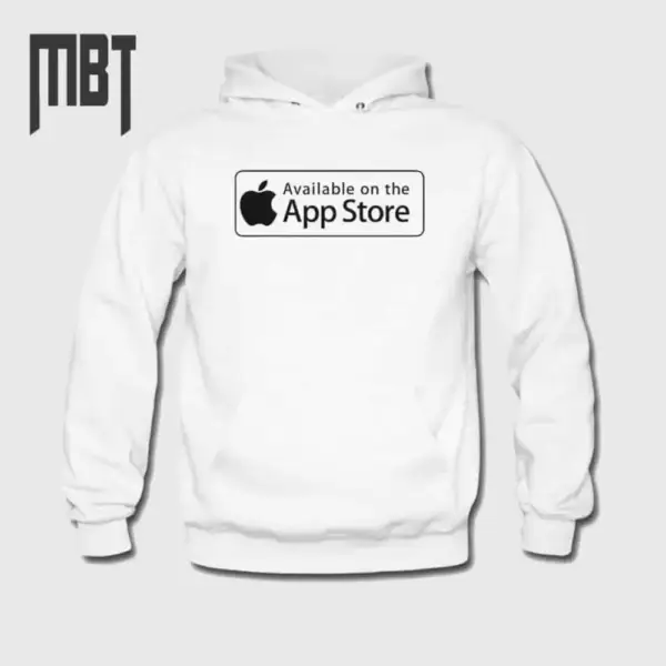 App Store Hoodie, Apple App Store Hooded Sweatshirt