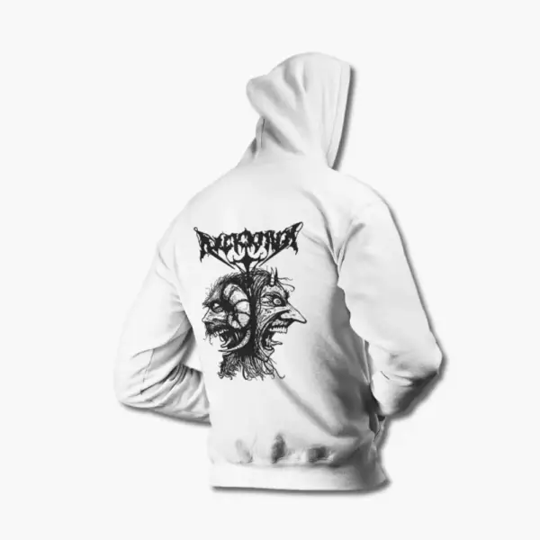 Arckanum Hoodie, Arckanum Sataros Grief White Hoodie - Image 2
