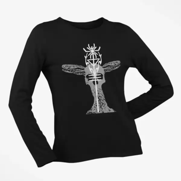 Arckanum Longsleeve T-Shirt, Arckanum Den Förstfödde Black Long Sleeve, Black Metal Merchandise - Image 2