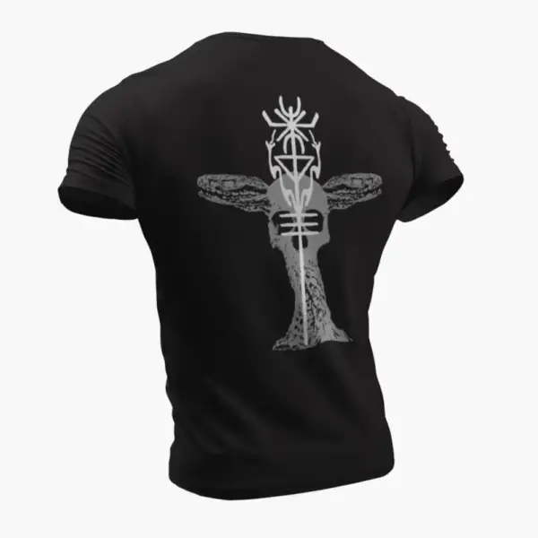 Arckanum T-Shirt, Arckanum Den Förstfödde Black T-Shirt, Black Metal Merchandise - Image 2