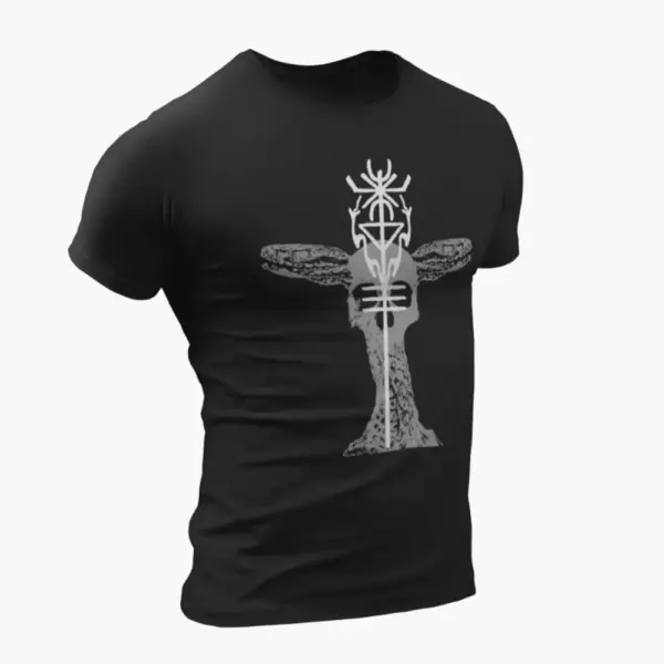 Arckanum T-Shirt, Arckanum Den Förstfödde Black T-Shirt, Black Metal Merchandise