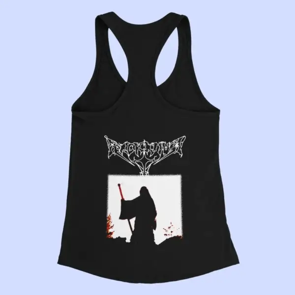 Arckanum Tank Top, Arckanum Antikosmos Black Tank Top Shirt, Black Metal Merchandise - Image 2