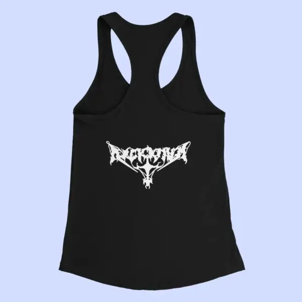 Arckanum Tank Top, Arckanum Band Logo Black Tank Top Shirt, Black Metal Merchandise - Image 2