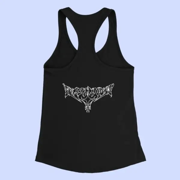 Arckanum Tank Top, Arckanum Band Logo Black Tank Top Shirt, Black Metal Merchandise - Image 2