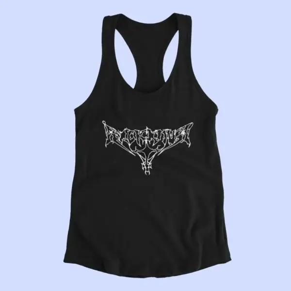 Arckanum Tank Top, Arckanum Band Logo Black Tank Top Shirt, Black Metal Merchandise