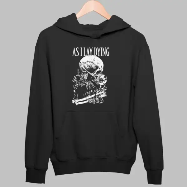 As I Lay Dying Hoodie, As I Lay Dying Artwork Black Hoodie