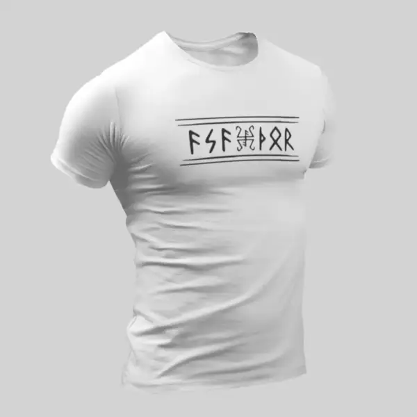 Asathor T-Shirt, Asathor Logo White T-Shirt