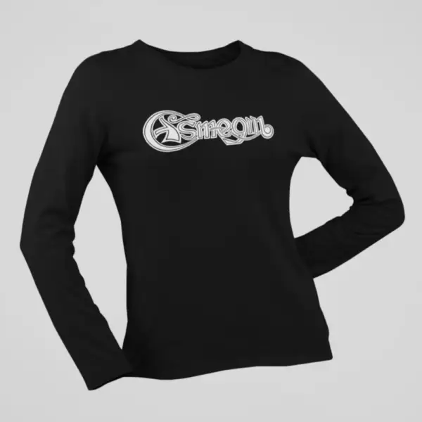 Asmegin Long Sleeve, Asmegin Logo Black Longsleeve