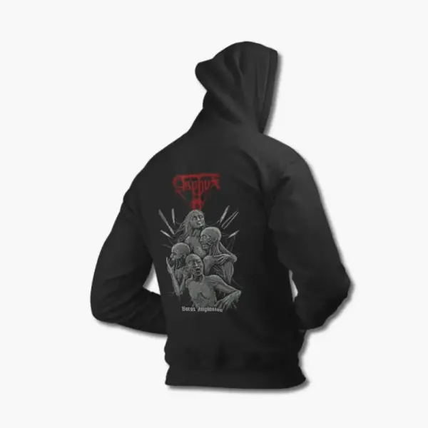 Asphyx Hoodie, Asphyx Botox Implosion Black Hoodie - Image 2