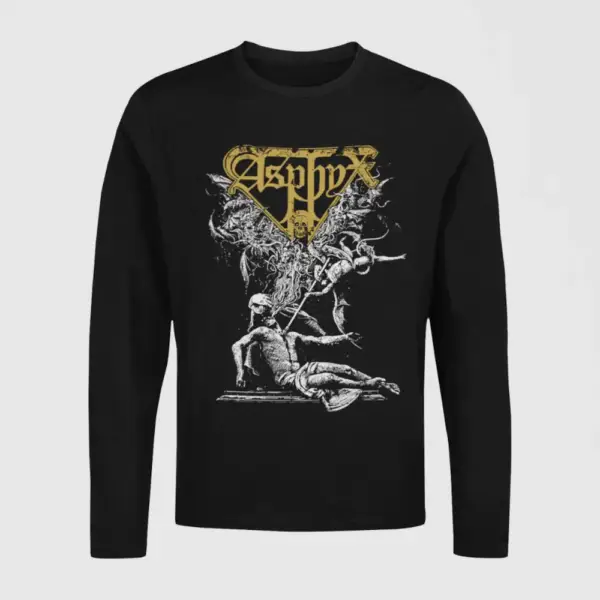 Asphyx Longsleeve T-Shirt, Asphyx Artwork Black Long Sleeve