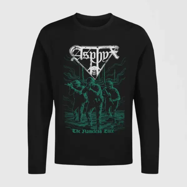 Asphyx Longsleeve T-Shirt, Asphyx The Nameless Elite Black Long Sleeve