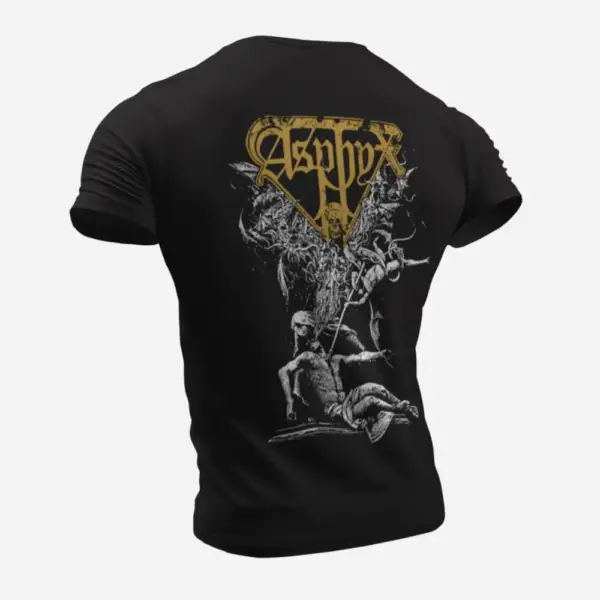 Asphyx T-Shirt, Asphyx Artwork Black T-Shirt - Image 2