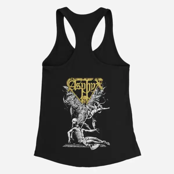 Asphyx Tank Top, Asphyx Artwork Black Tank Top - Image 2