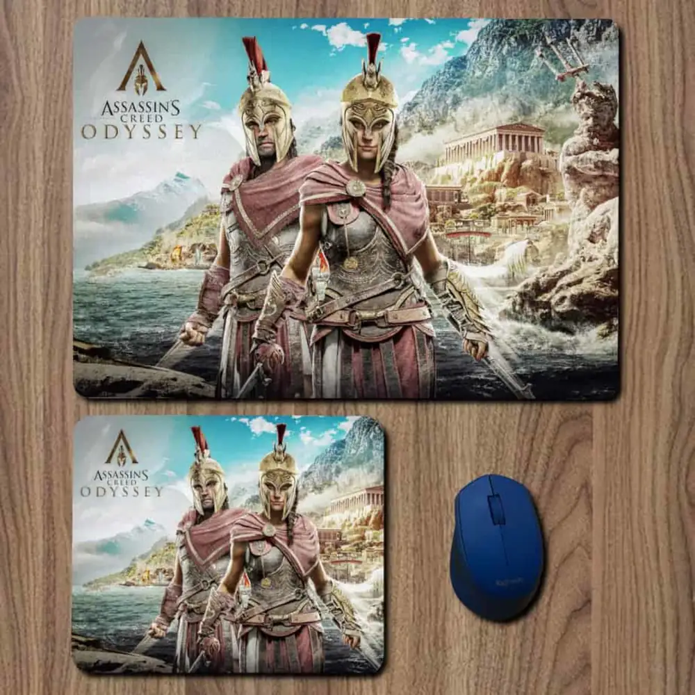 Assassin's Creed Odyssey Mouse Pad, Assassin's Creed Odyssey Game Large Mousepad for Gamers