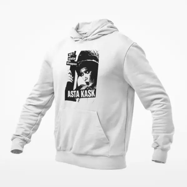 Asta Kask Hoodie, Asta Kask Till Sista Droppen White Hoodie