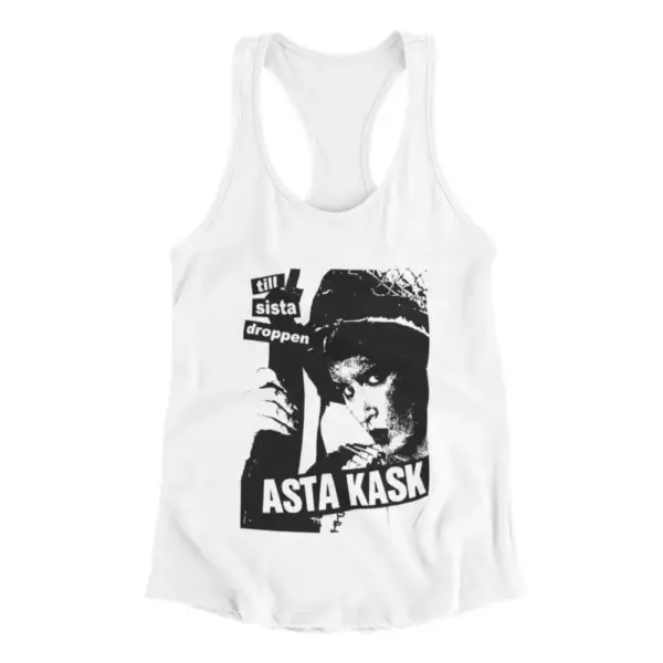 Asta Kask Tank Top, Asta Kask Till Sista Droppen White Tank Top