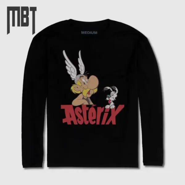 Asterix Long Sleeve T-Shirt, Asterix Movie Long Sleeve Tee-Shirt