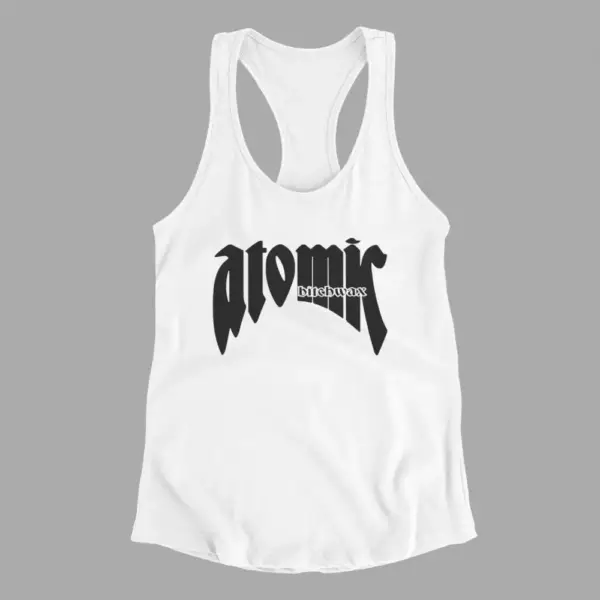 Atomic Bitchwax Tank Top, Atomic Bitchwax Logo White Athlete