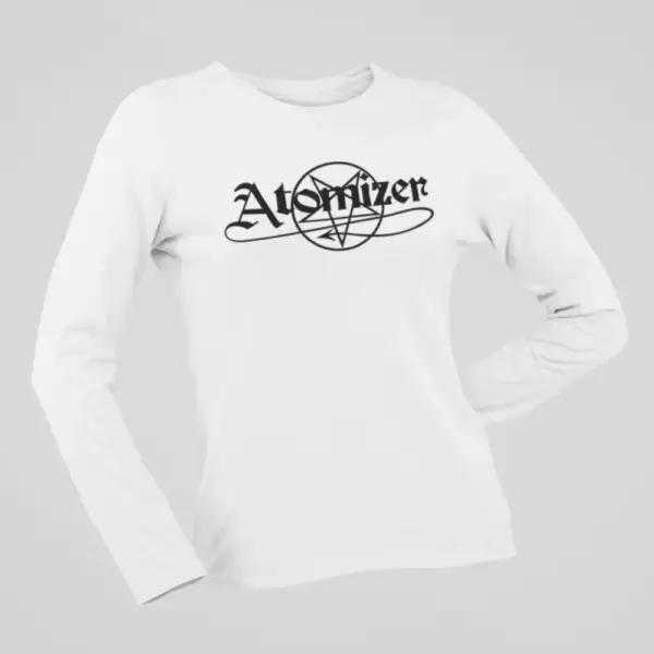 Atomizer Long Sleeve, Atomizer Logo White Longsleeve