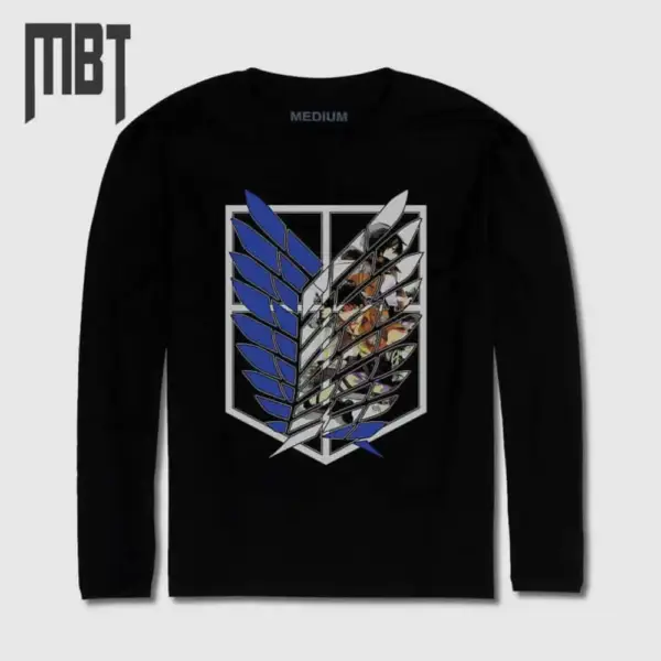 Attack on Titan Long Sleeve T-Shirt, Attack on Titan Anime Long Sleeve Tee-Shirt
