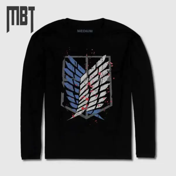 Attack on Titan Long Sleeve T-Shirt, Attack on Titan Anime Long Sleeve Tee-Shirt