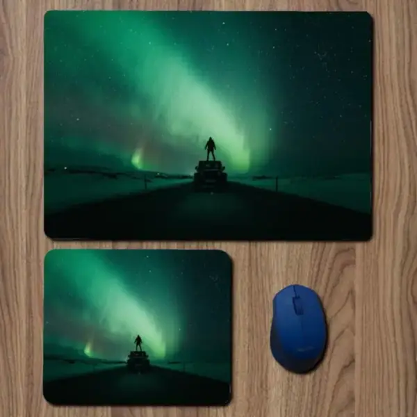 Aurora Mouse Pad, Aurora Large Mousepad for Gamers