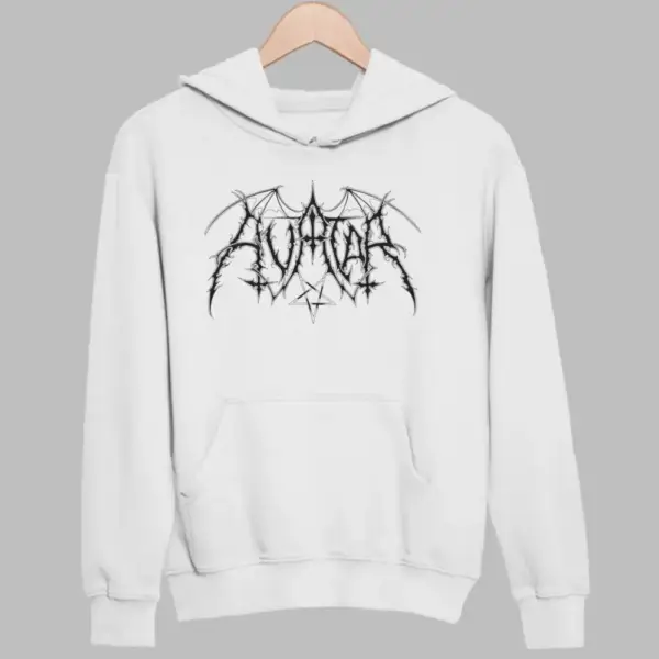 Avatar Hoodie, Avatar Logo White Hoodie
