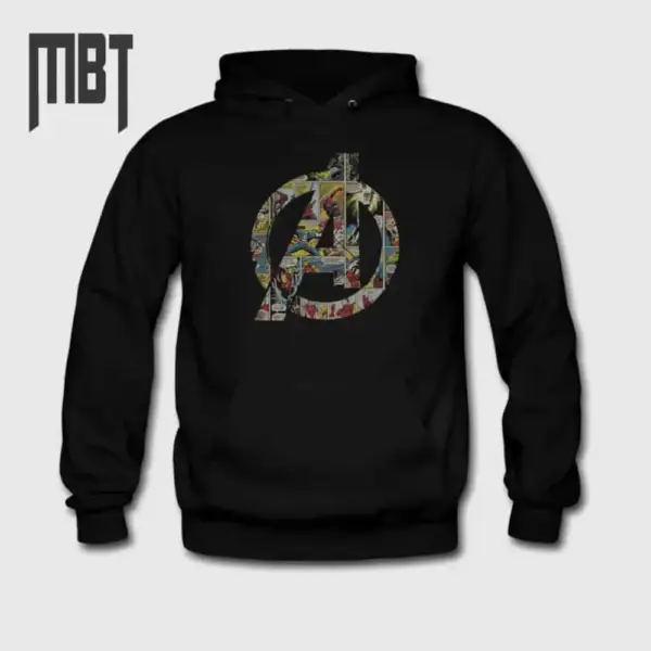 Avengers Hoodie, Avengers Logo Hooded Sweatshirt