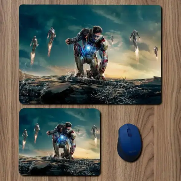 Avengers Iron Man Mouse Pad, Avengers Ironman Movie Large Mousepad for Gamers