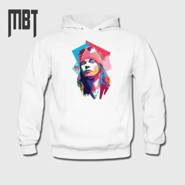 Axl Rose Band Hoodie, Axl Rose Hooded Sweatshirt