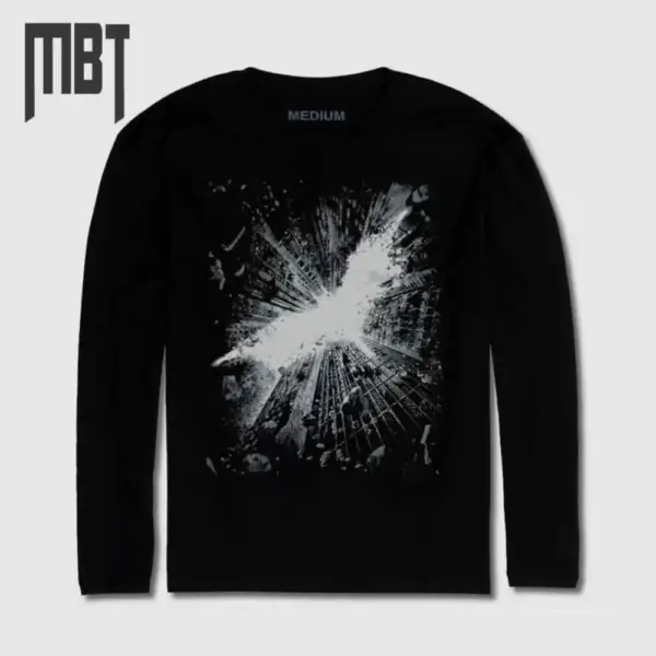 Batman Long Sleeve T-Shirt, Batman Movie Long Sleeve Tee-Shirt #5