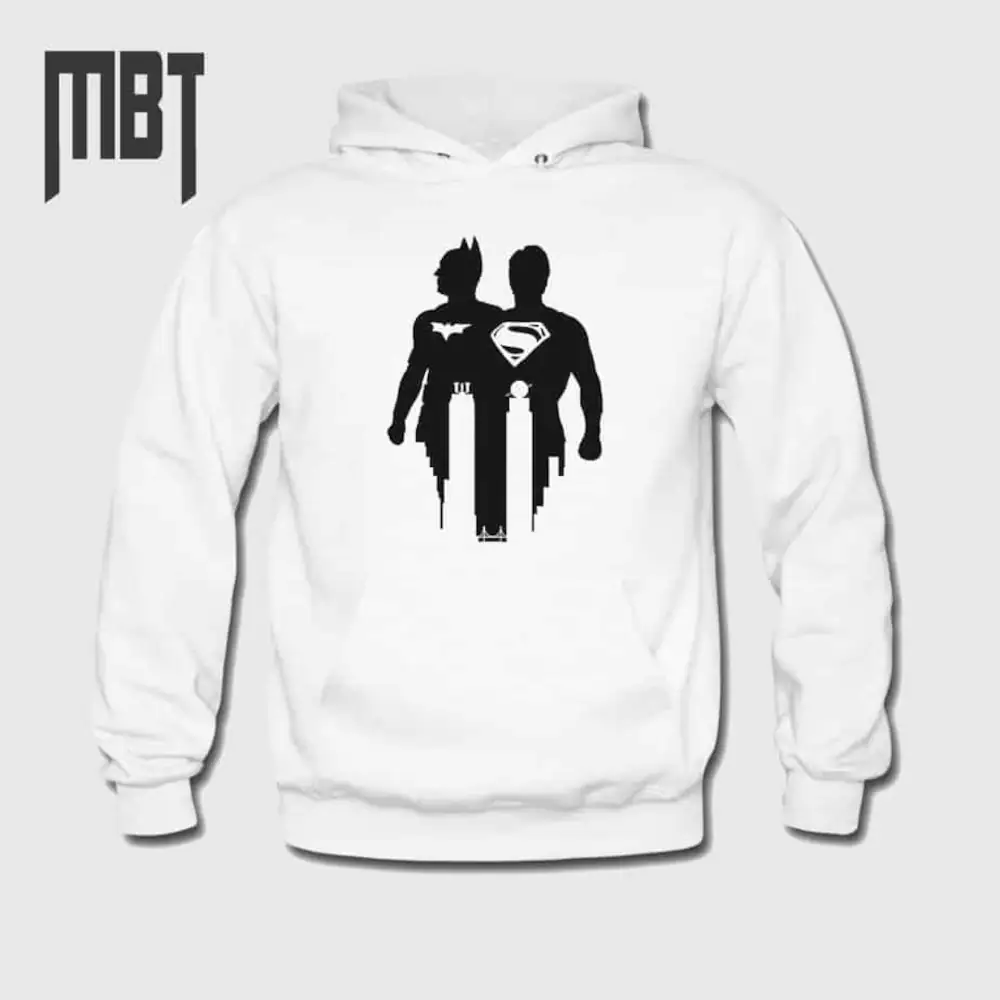 Batman vs Superman Hoodie, Batman vs Superman Hooded Sweatshirt