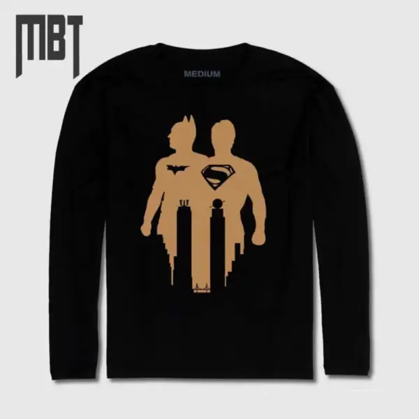 Batman vs Superman Long Sleeve T-Shirt, Batman vs Superman Long Sleeve Tee-Shirt