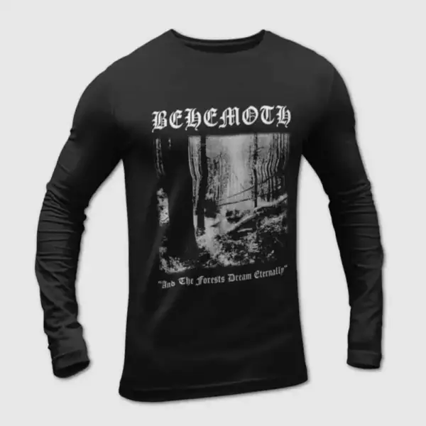 Behemoth Long Sleeve T-Shirt, Behemoth And The Forests Dream Eternally Long Sleeve Tee-Shirt