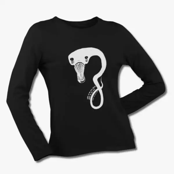 Billie Eilish Long Sleeve T-Shirt, Billie Eilish Monster Glow In The Dark Black Longsleeve Tee Shirt