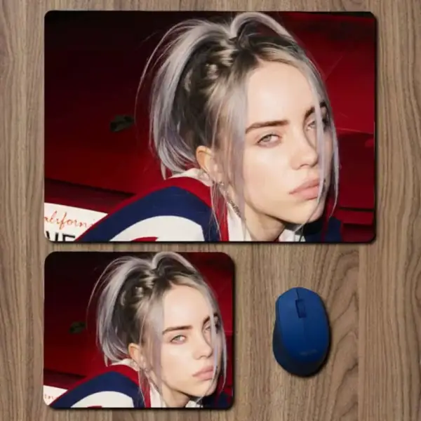 Billie Eilish Mouse Pad, Billie Eilish Large Mousepad for Gamers