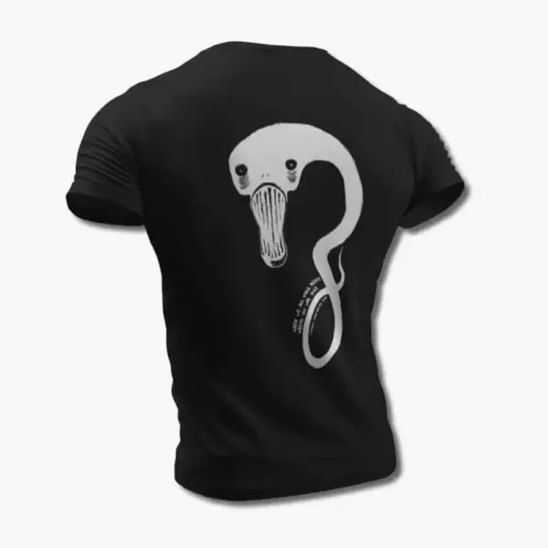 Billie Eilish T-Shirt, Billie Eilish Monster Glow In The Dark Black Tee Shirt - Image 2