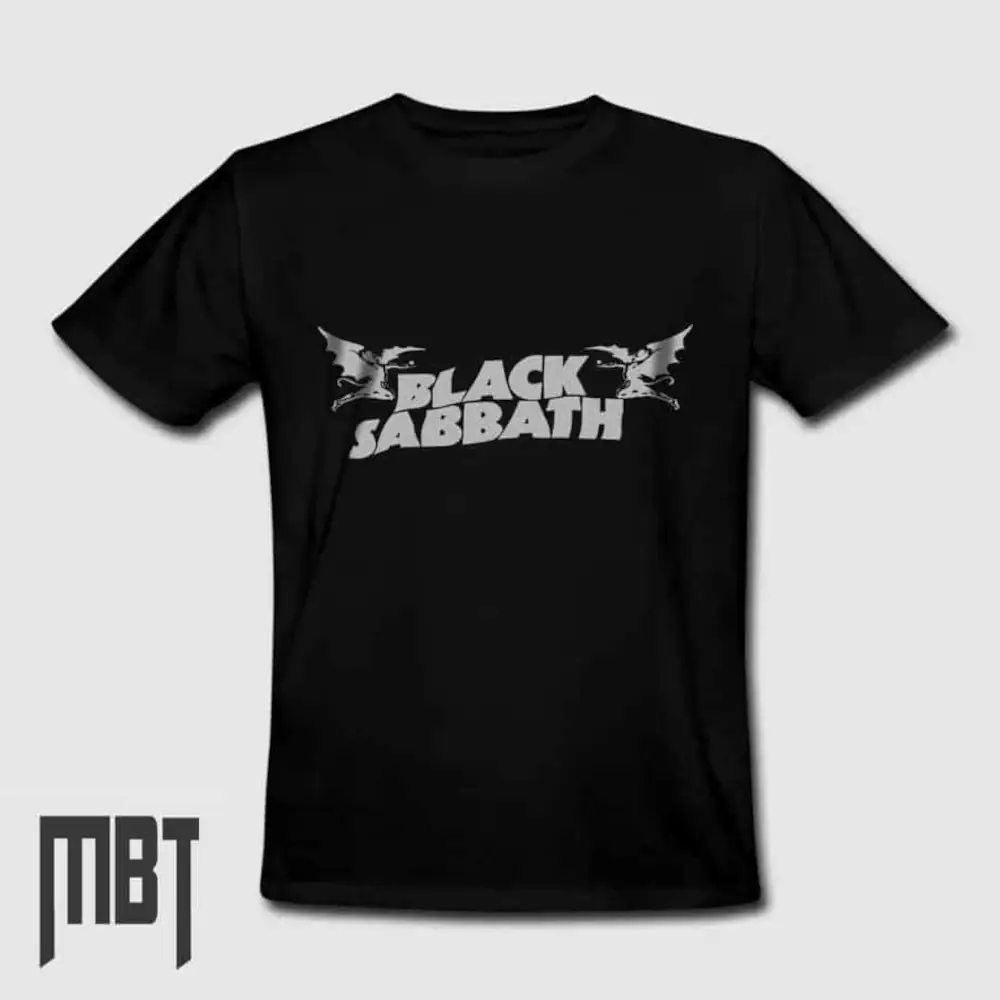 Black Sabbath Band T-Shirt, Black Sabbath Logo Tee-Shirt #2