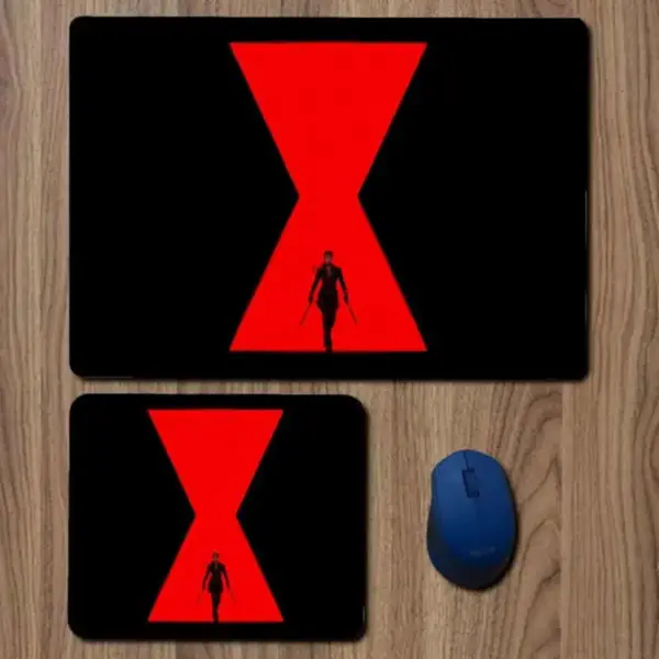 Black Widow Mouse Pad, Black Widow Movie Large Mousepad for Gamers